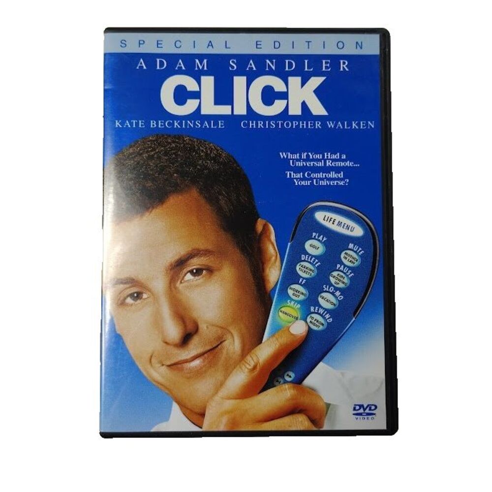 Click DVD Movie 2006 PG 13 Comedy Adam Sandler